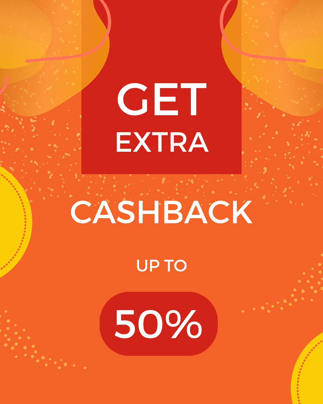 get extra cashback banner